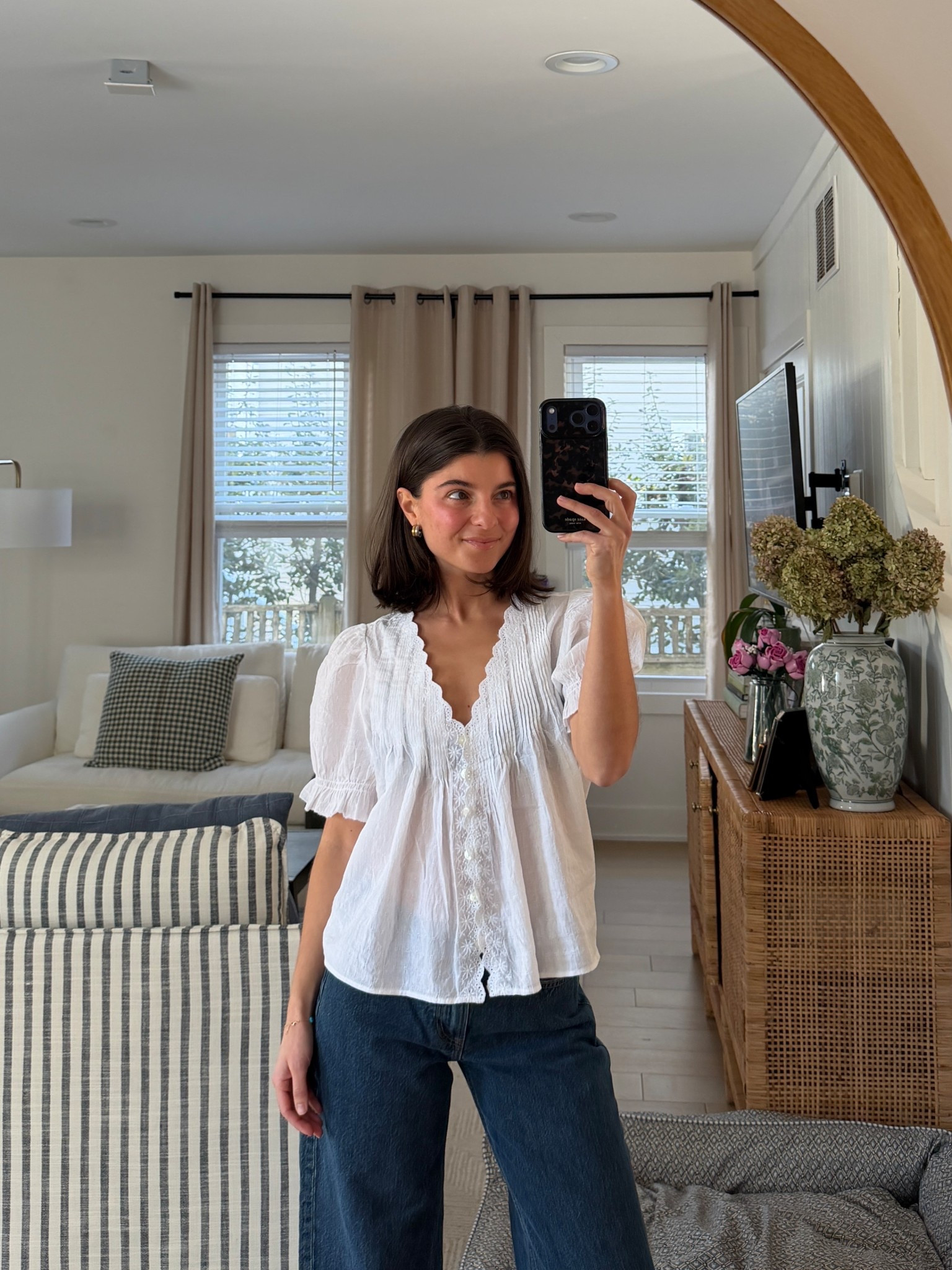 [1/30/26] abercrombie code AFVIVIANE is live for stackable 15% off!!! denim currently on sale!! These are the low rise ultra loose in 24 short (I’m 5’2). They’re PERFECTLY baggy and wide leg. Also come in curve love option! * if pairing with heels I would wear regular length! 

[Offer valid in stores and online 1/29/2026 - 2/2/2026 in US/CA. Exclusions apply as indicated. Online price reflects discount. Use code AFVIVIANE to get an additional 15% off almost everything in stores and online at checkout from 1/29/26 - 2/2/26 in US/CA. Exclusions apply. See details online.]

#LTKPetite #LTKSaleAlert #LTKSeasonal