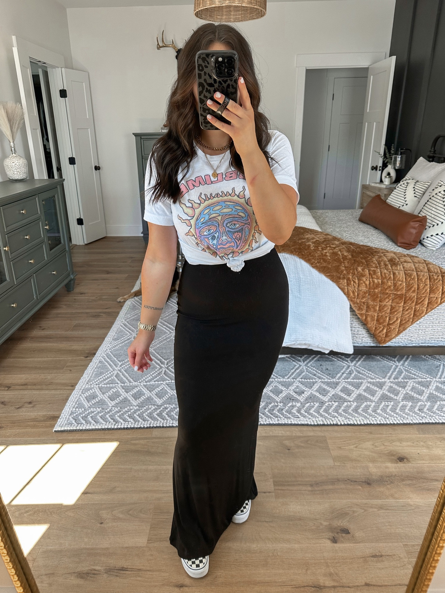 chinese dress ladies Tall T-Shirt Maxi Dress