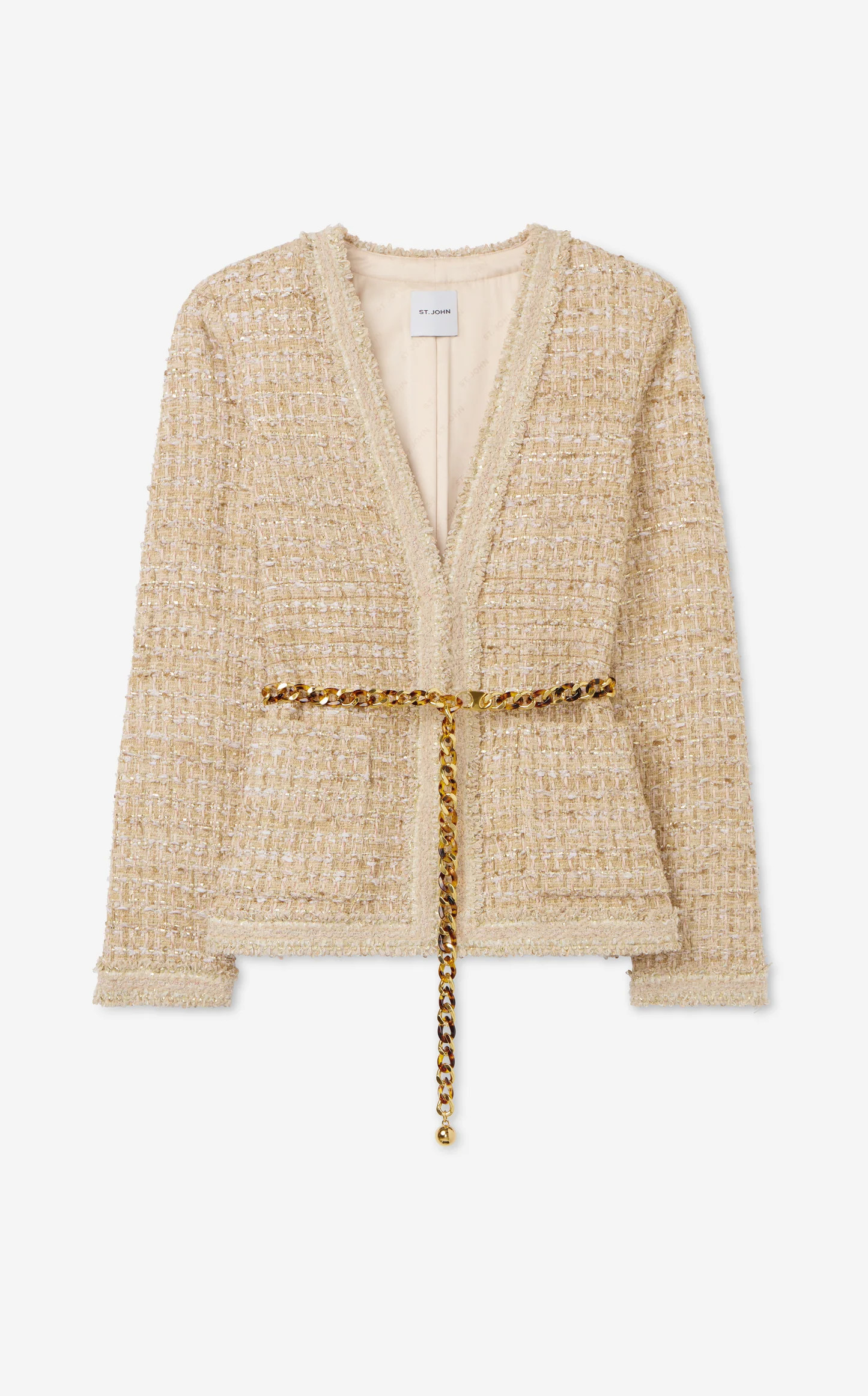 Josie Jacket in Linden Tweed | St. John Knits