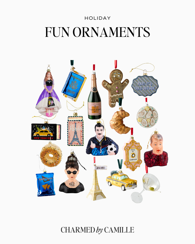 Fun holiday ornaments for your tree this season. Bring some joy with pop culture and travel.  

 #LTKGiftGuide #LTKHoliday