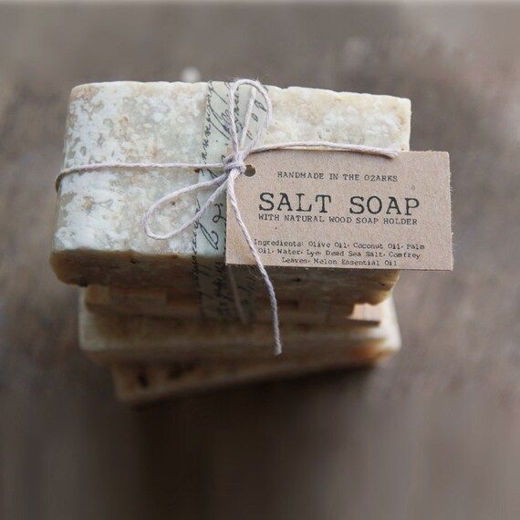 SALT SOAP bar Made In The OZARKS  | Salt Life,  Sea Salt Soap Bar, Detoxifying Soap, Detox Soap, ... | Etsy (US)