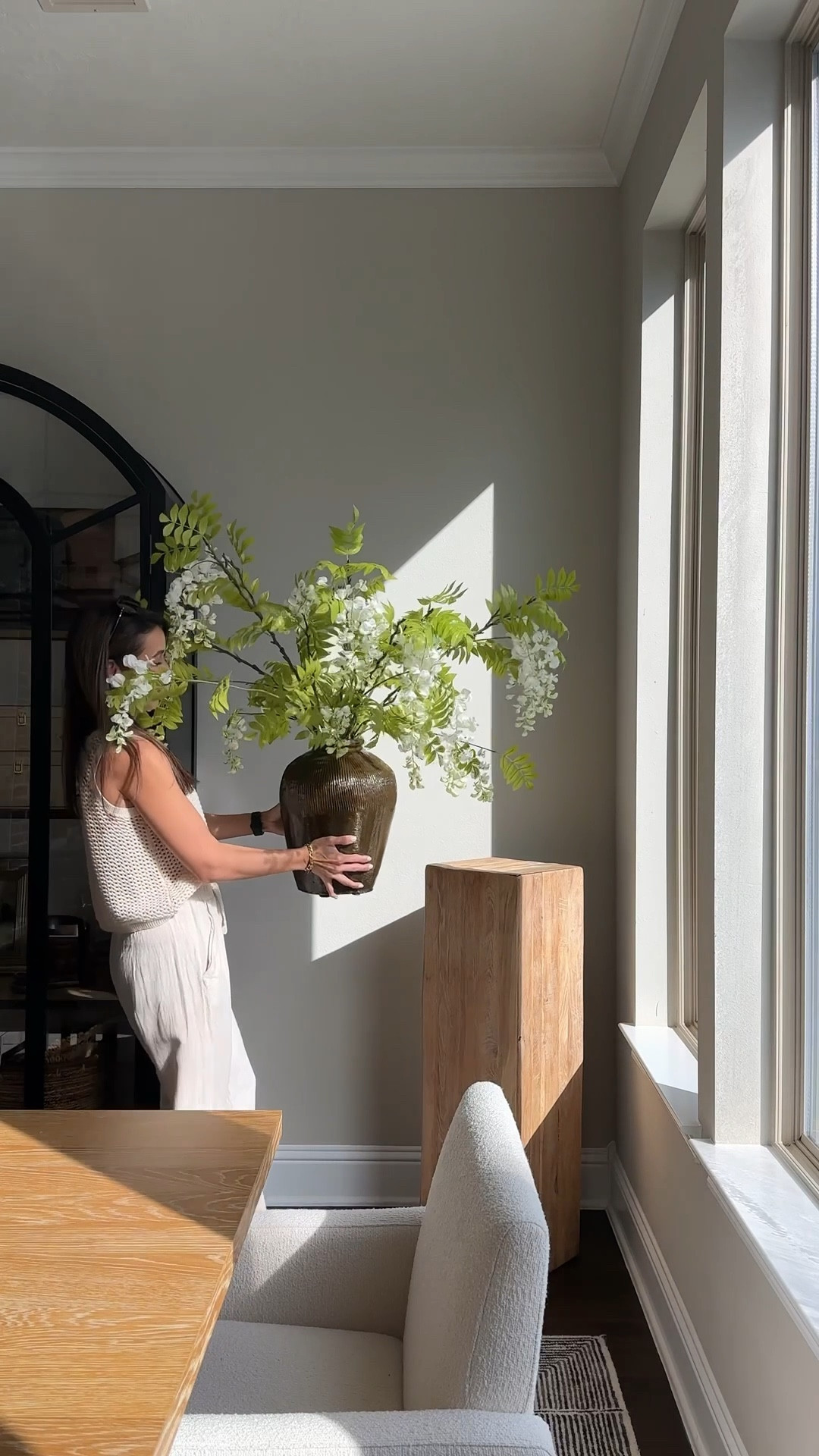 Restocked + already going fast 🤍 these wisteria branches are one of my most asked-about stems for a reason — they instantly soften a space and give that full, designer look without the maintenance. So good for vases, consoles, kitchen styling… anywhere you need a little height + movement 🌿✨

#ltkhome #amazonhome #homedecorfinds #neutralhome #organicmodern #styledhome #homestyling #decorfinds #amazonfinds #livingroomdecor #entrywaydecor #vasedecor #springdecor

#LTKHome #LTKMothersDay #LTKSeasonal