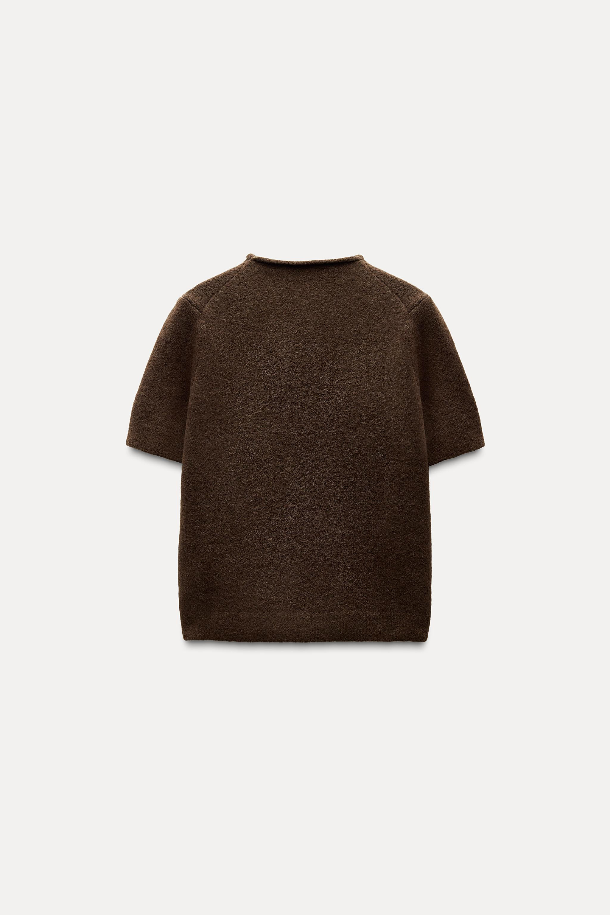 SOFT KNIT SHORT SLEEVE SWEATER | Zara UK