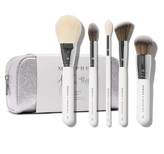 Morphe x Jaclyn Hill Makeup Brush Set - The Complexion Master Collection - Includes Bronzer, Foun... | Amazon (US)