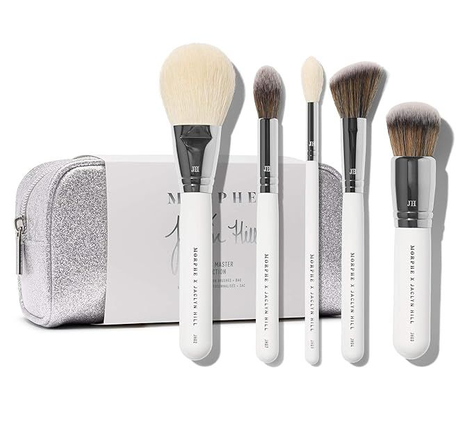 Morphe x Jaclyn Hill Makeup Brush Set - The Complexion Master Collection - Includes Bronzer, Foun... | Amazon (US)