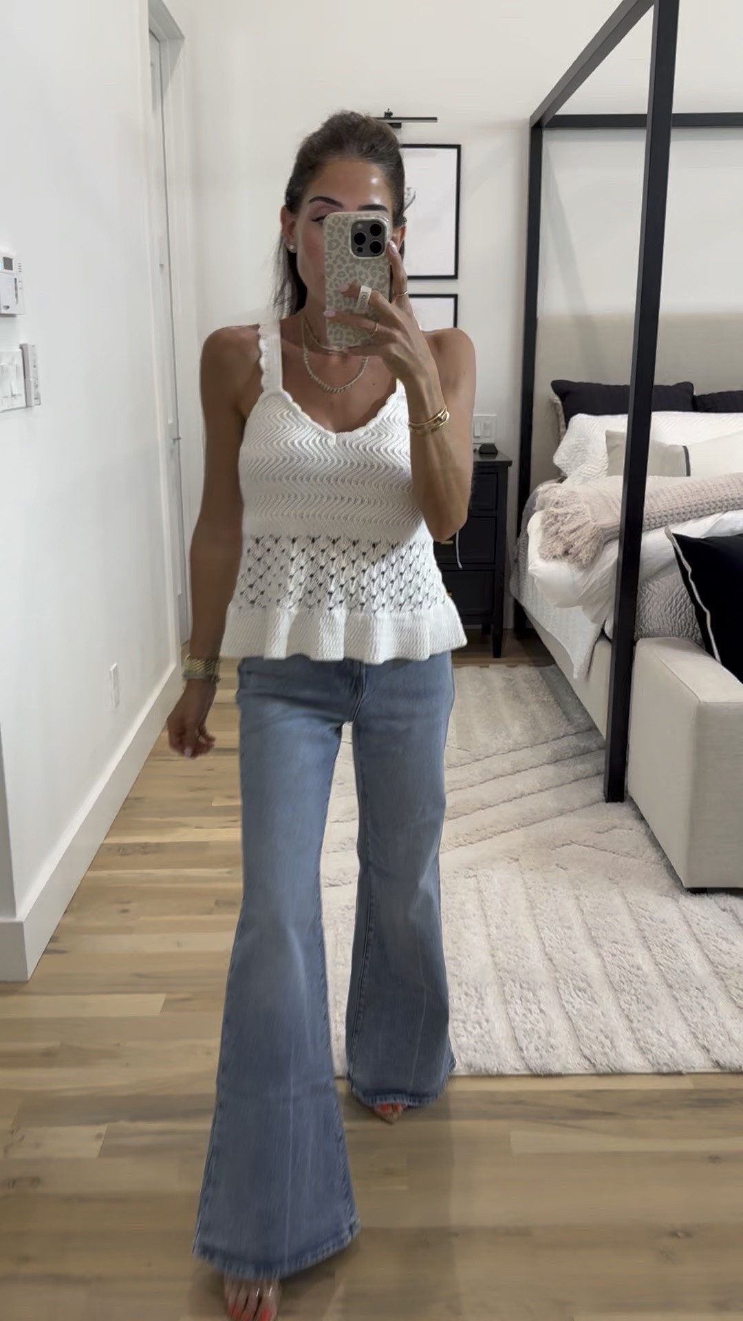 affordable flare style size 00 love this wash for fall striped  white knit sweater too size xs fall outfit petites jeans

#LTKPlusSize #LTKootd #LTKPetite