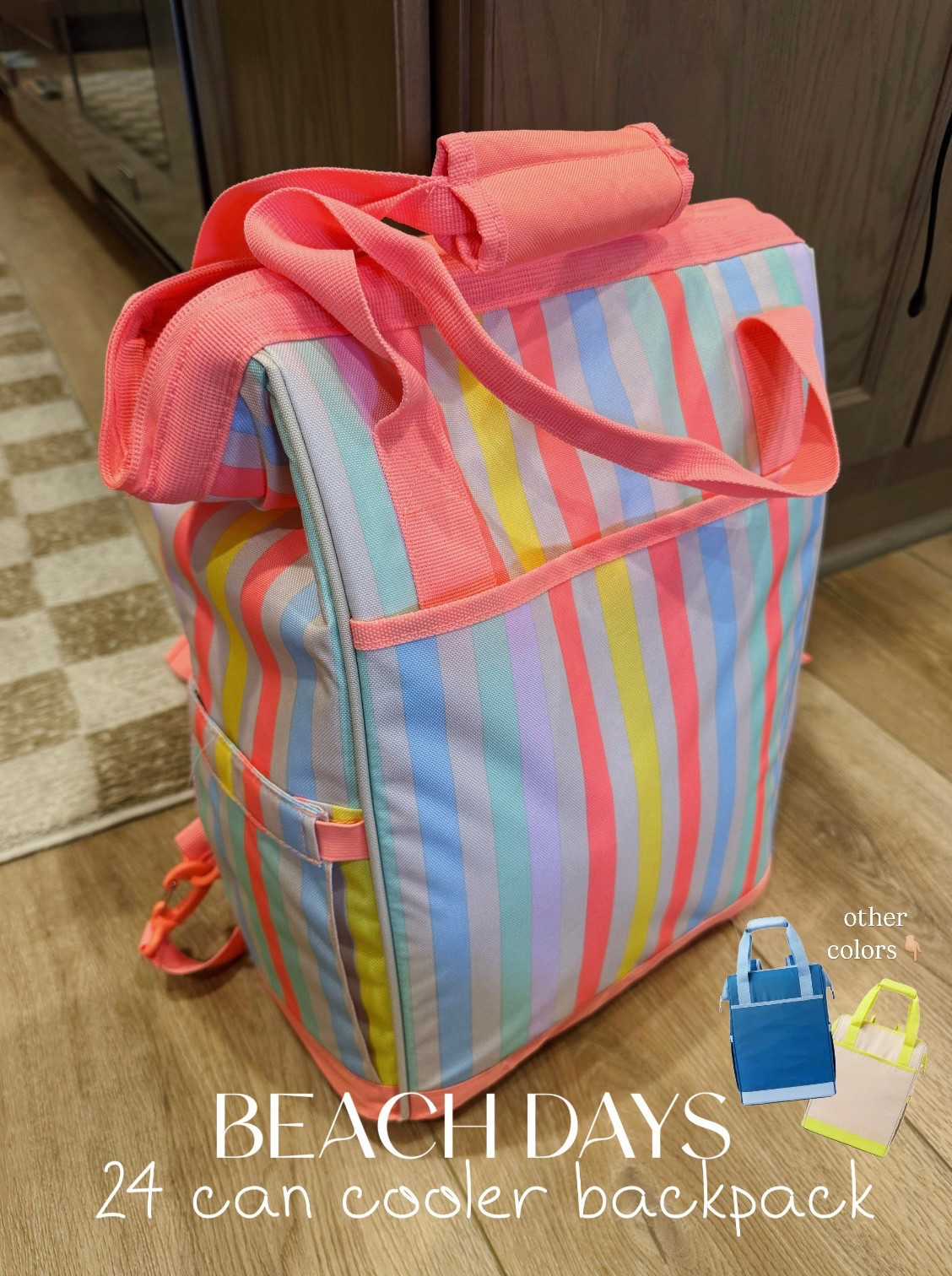 Super cute $20 backpack cooler for summer🌼🙌🏼🌈 holds 24 cans / pockets on the front back AND sides! Comes in two other colors! We love this size for quick beach days when we aren’t bringing tons! 

Summer finds / target / beach / backpack cooler / travel / on the go / Holley Gabrielle 

#LTKSummerEdit #LTKItBag #LTKFindsUnder50