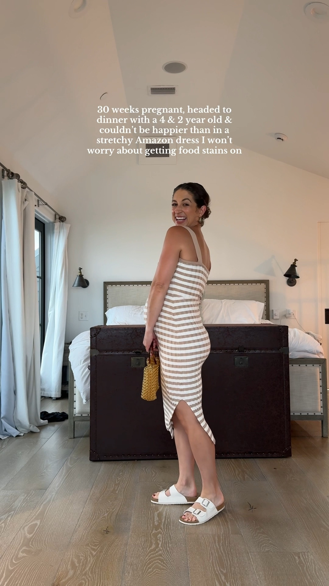 Pregnancy summer dress! This Amazon find is so comfortable and perfect for 30 weeks pregnant. #pregnancysummeroutfit #pregnancydress 

#LTKFindsUnder50 #LTKBump #LTKStyleTip