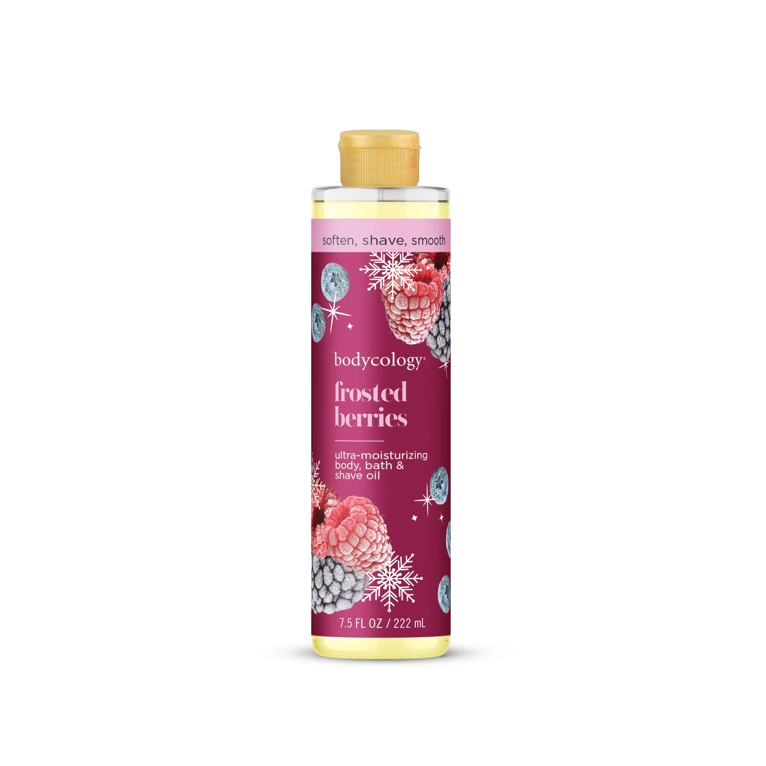 Bodycology Ultra Moisturizing Body, Bath & Shave Oil, Frosted Berries, 7.5 fl oz | Walmart (US)