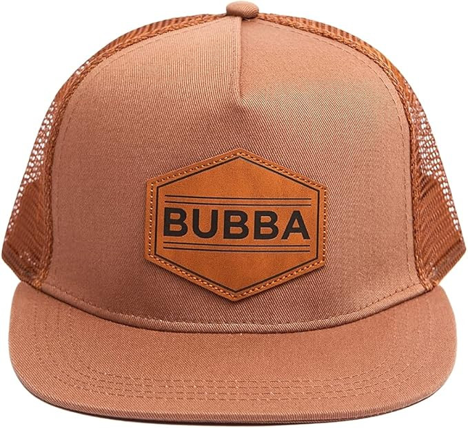 Toddler Hat - Baseball Hat - Baby Bubba Trucker Cap - Infant Newborn Youth Flat Brim Patch Sun Ha... | Amazon (US)