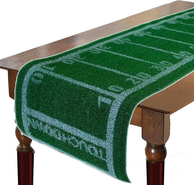 Football Turf Table Runner, Table Decoration for Party, Tailgate | Amazon (US)