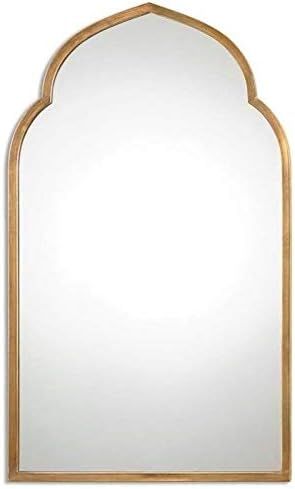 Beaumont Lane Antique Arch Wall Mirror in Gold | Amazon (US)
