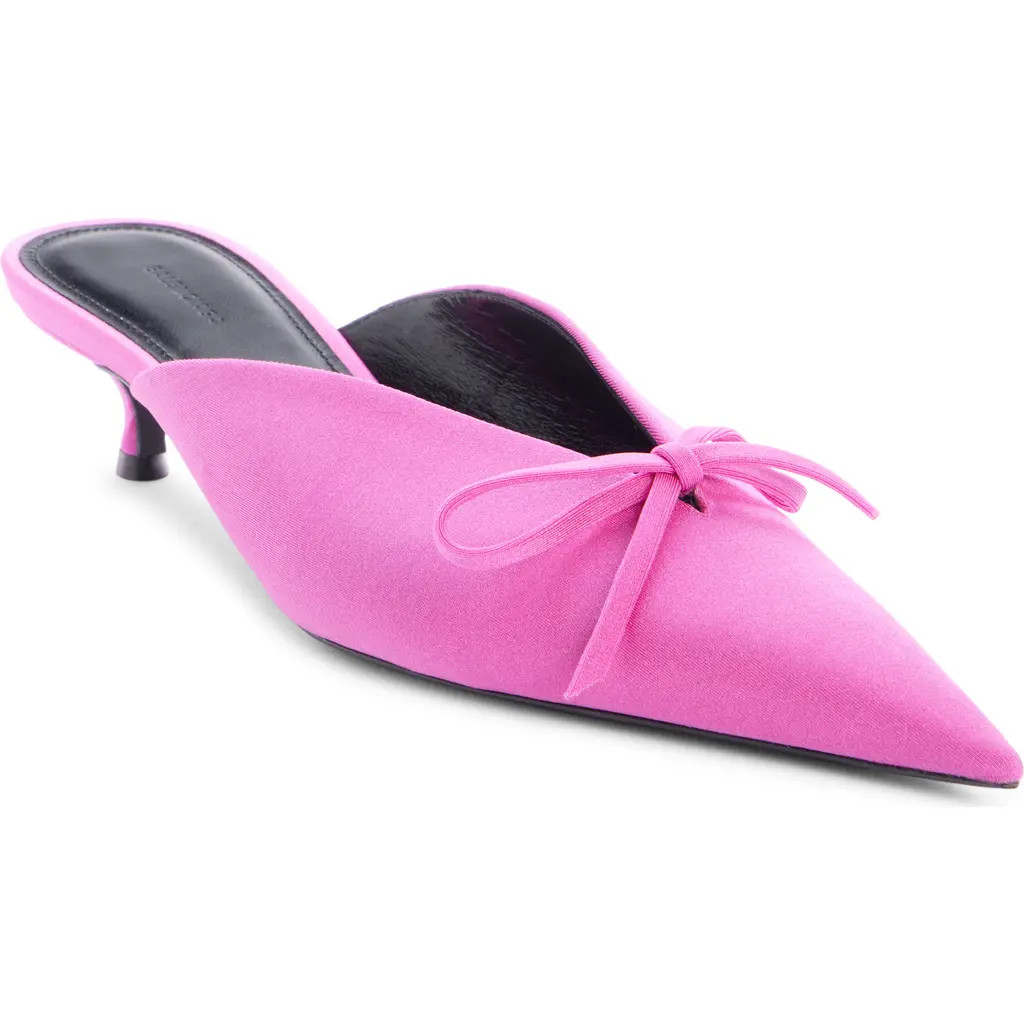 Balenciaga Knife Kitten Heel Pointed Toe Mule in Pink at Nordstrom, Size 11.5Us | Nordstrom