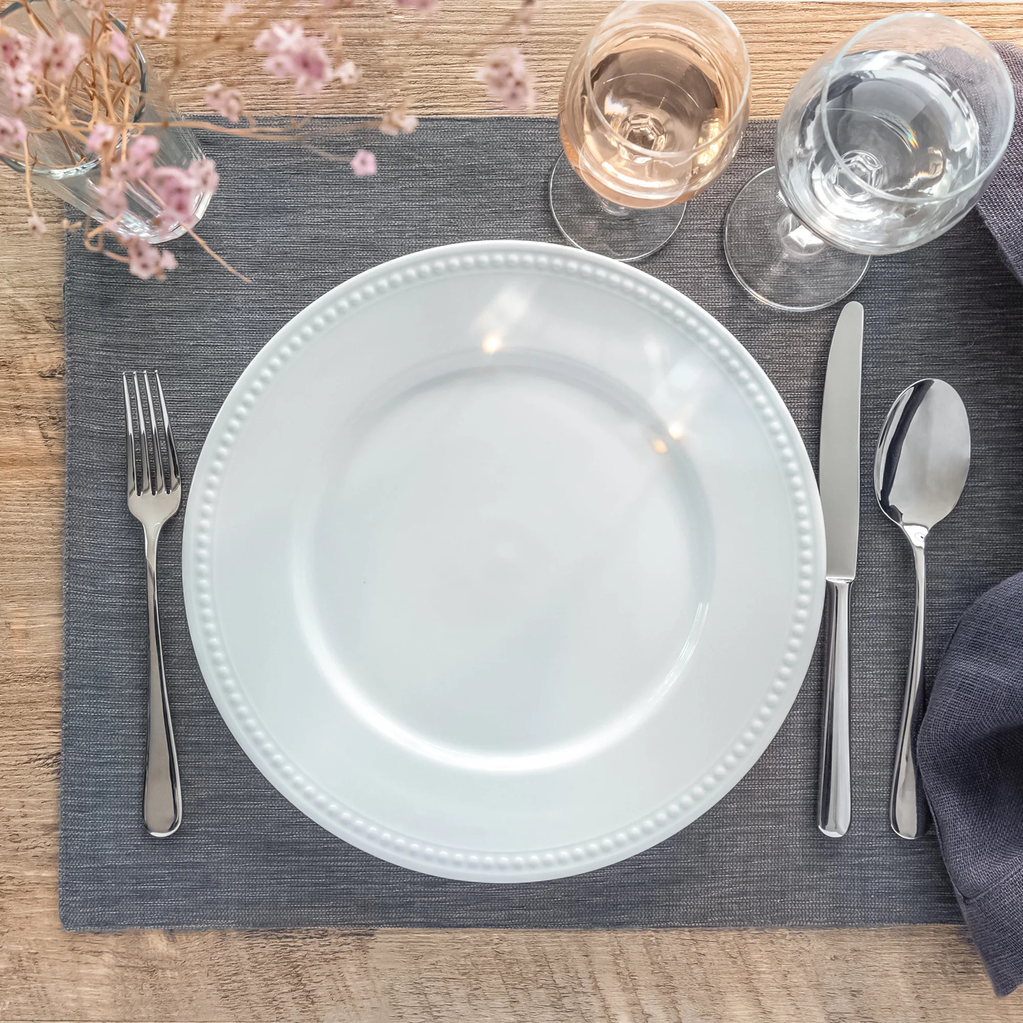 Better Homes & Gardens Sophia Porcelain Dinner Plate | Walmart (US)