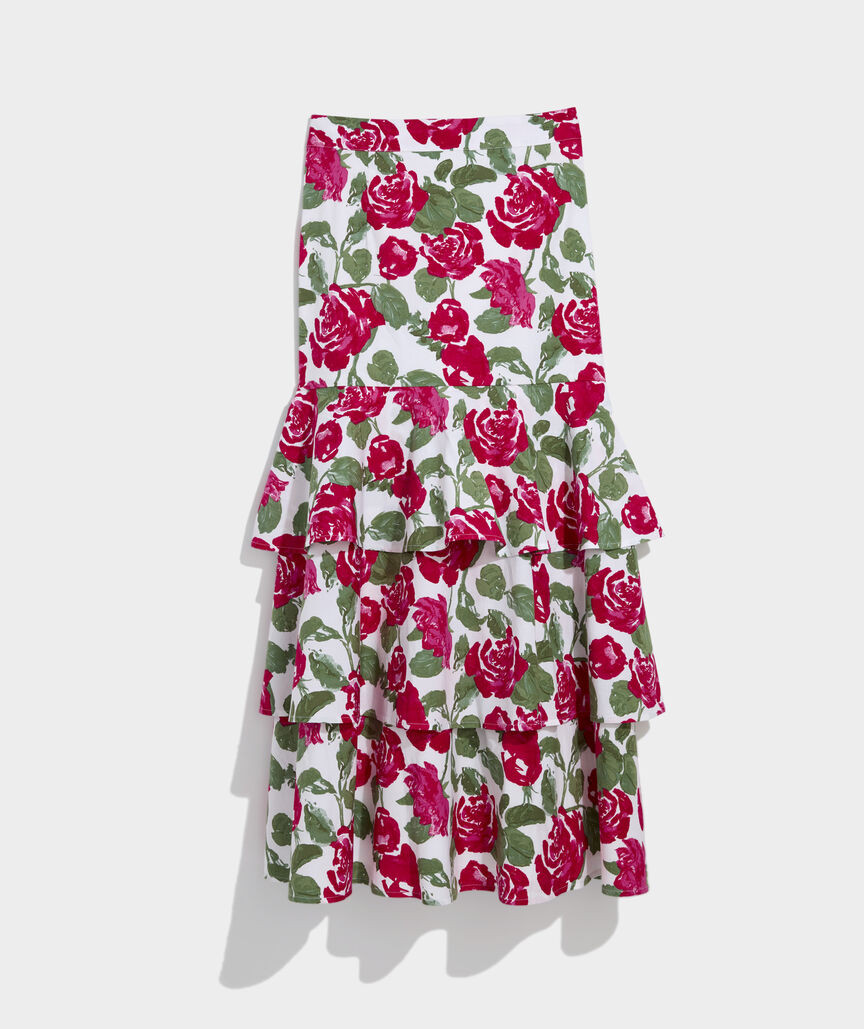 Kentucky Derby Tanya Tiered Skirt | vineyard vines