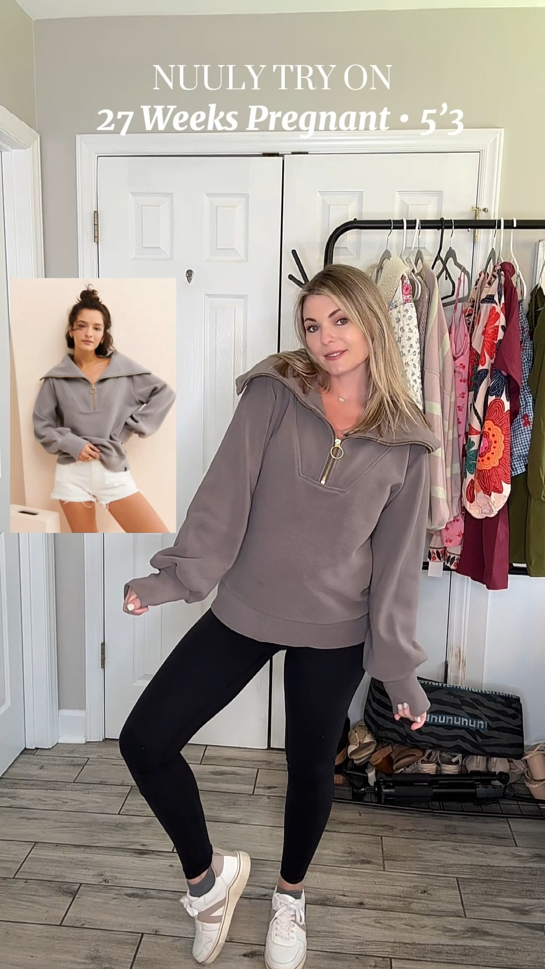 Nuuly try on haul!

27 weeks pregnant everything is bump friendly! (No maternity except my leggings) 
I stayed in Smalls for free people because they run large!
Varley sweater is a medium 
Pullover sweater sweatshirt, romper, 


#LTKPetite #LTKBump #LTKmomlife