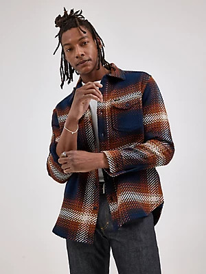 Men's Lee 101 Plaid Worker Shirt | Lee Jeans