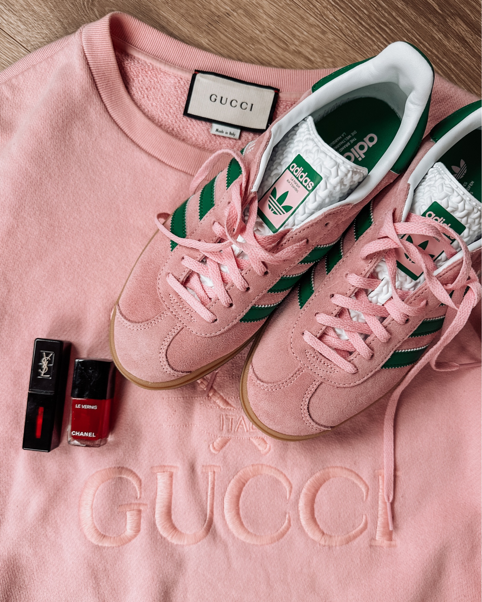 Love these sneakers Adidas Gazelle for the color and versatility 💗

#LTKfindsunder50 #LTKSeasonal #LTKstyletip