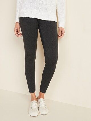 Mid-Rise Jersey Leggings for Women | Old Navy (US)