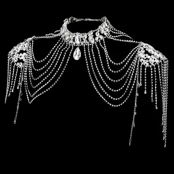 Wedding body accessories bride's shoulder necklace | Etsy | Etsy (US)