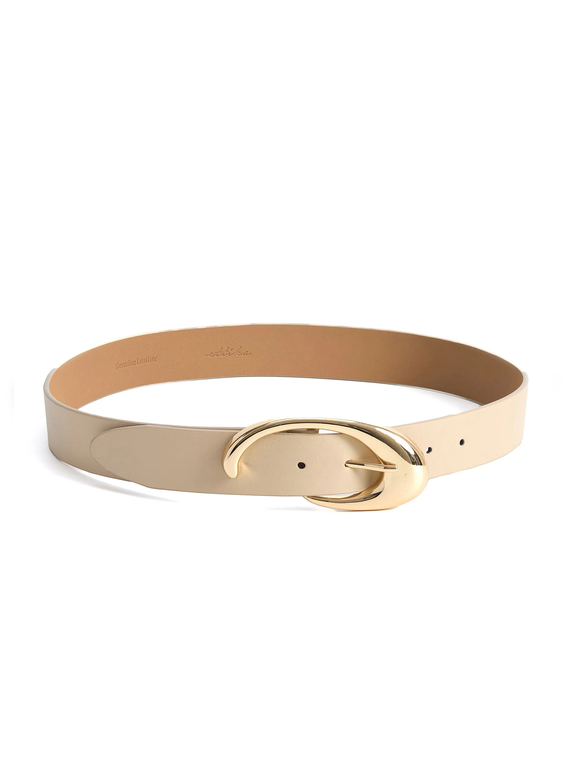 Sculpted Flow Belt in Ivory | Ettika
