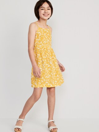 Printed Fit & Flare Cami Dress for Girls | Old Navy (US)