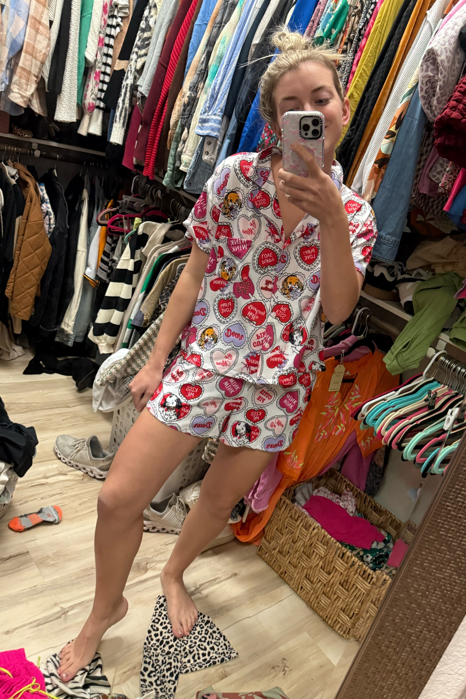 Walmart always has THE BEST pjs ever!! Snagged these Valentine ones and they were under $20!!

Women’s pajamas 
Women’s lounge 
Walmart finds
Walmart fashion 

#LTKMostLoved #LTKSeasonal #LTKFindsUnder50
