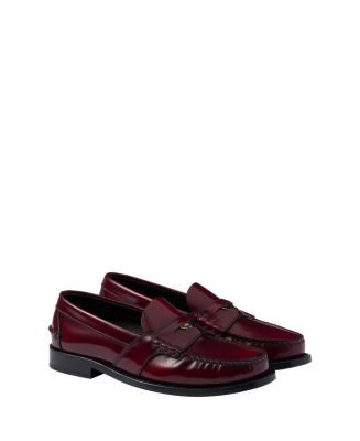 Women's Brushed Leather Loafers | Bloomingdale's (US)