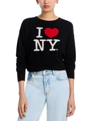 100% Cashmere ILNY Crewneck Sweater - Exclusive | Bloomingdale's (US)