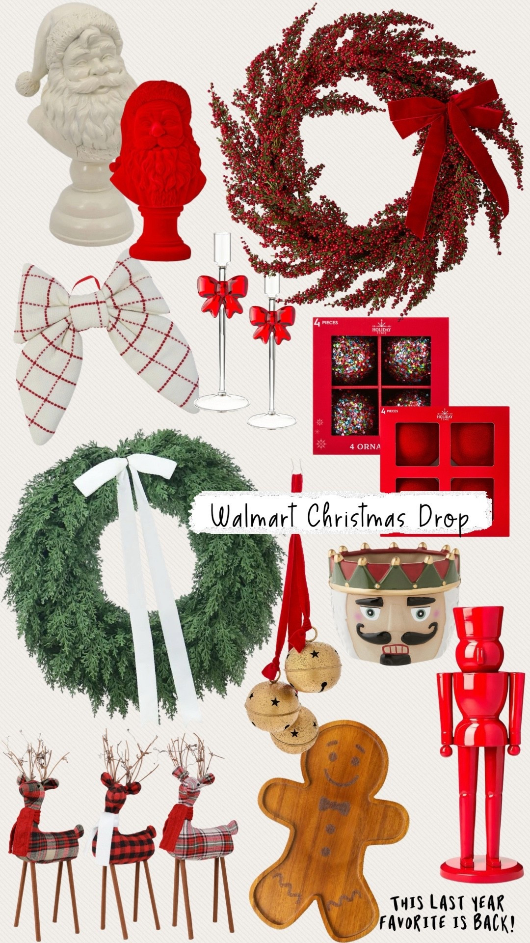 Walmart Christmas drop!🎄
.


#LTKSeasonal #LTKHome #LTKStyleTip