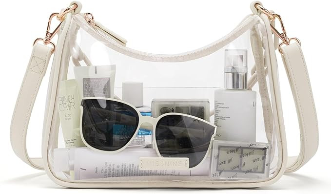 Missnine Clear Bag for Stadium Approved, Clear Crossbody Purse for Women Transparent Concert Hand... | Amazon (US)