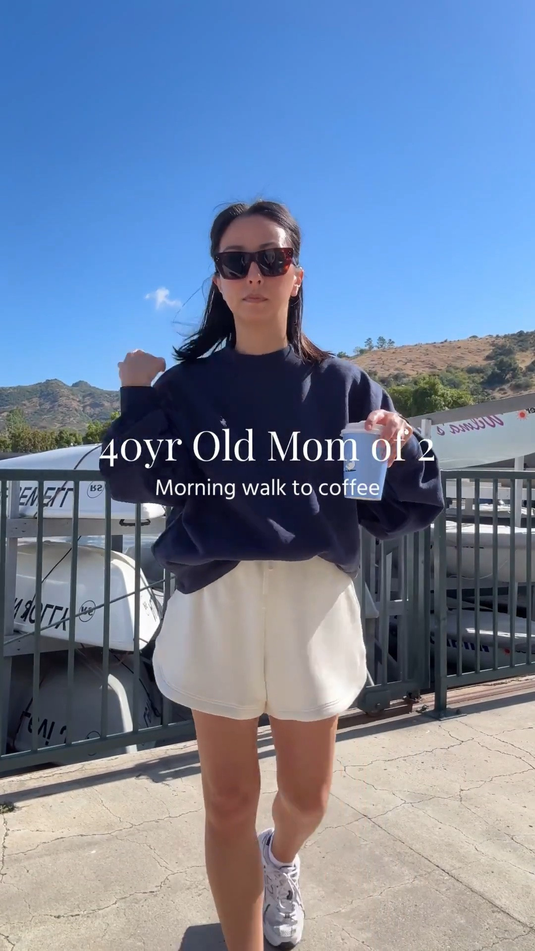 What I wore to walk to coffee. Obsessed with this oversized sweatshirt. Also, the color of these shorts are everything! 

Polo sweatshirt small
Varley shirts small. Could wear he xs too
Amazon socks
New Balance sneakers 6
Celine sunglasses 

summer outfits, athleisure, petite style

#LTKmomlife #LTKPetite #LTKootd