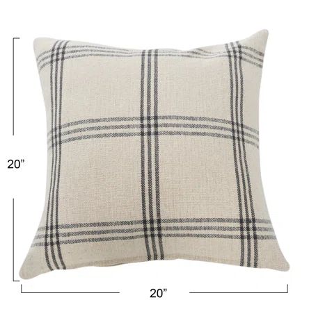 Caria Embroidered Cotton Throw Pillow | Wayfair North America