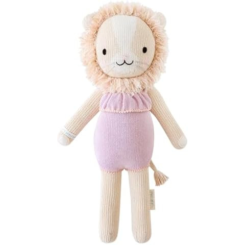 cuddle + kind Savannah The lion regular 20" Hand-knit Doll – 1 Doll = 10 Meals, Fair Trade, Hei... | Amazon (US)