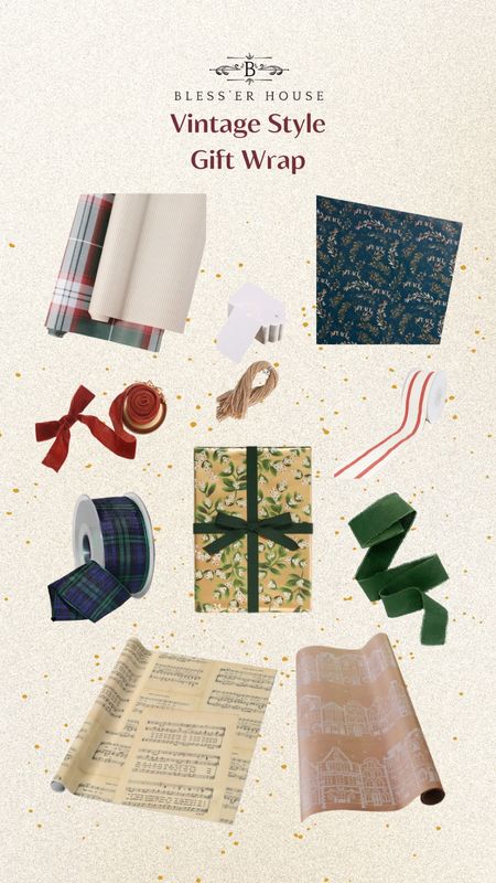 Vintage Style Christmas Gift Wrap!

#WrappingPaper #VintageWrappingPaper #plaidWrappingPaper #Ribbon #giftwrapping #vintagechristmas #PresentWrapping 

#LTKHoliday #LTKSeasonal #LTKCyberweek