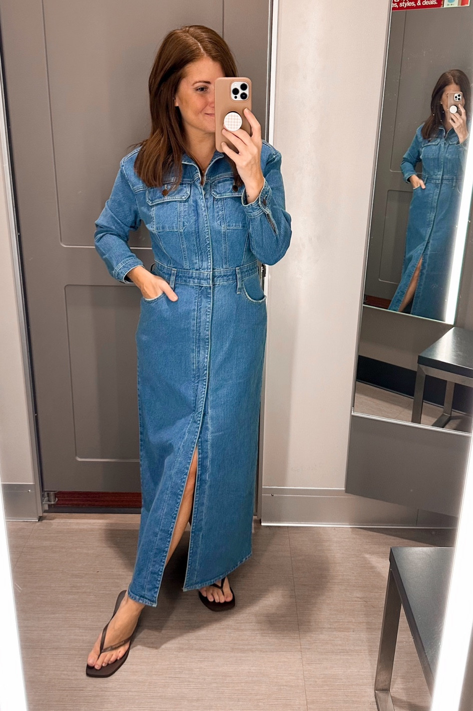 Fashion Nova Destroyed Denim Dress Summer Long Denim Dress Styledinasnap_  On LTK