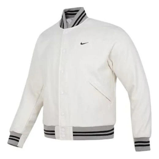 Nike Varsity Jacket 'White' | KICKS CREW