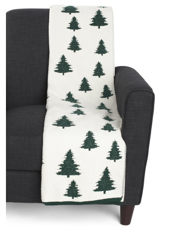 50x70 Chenille Trees Throw | Global Home | Marshalls | Marshalls