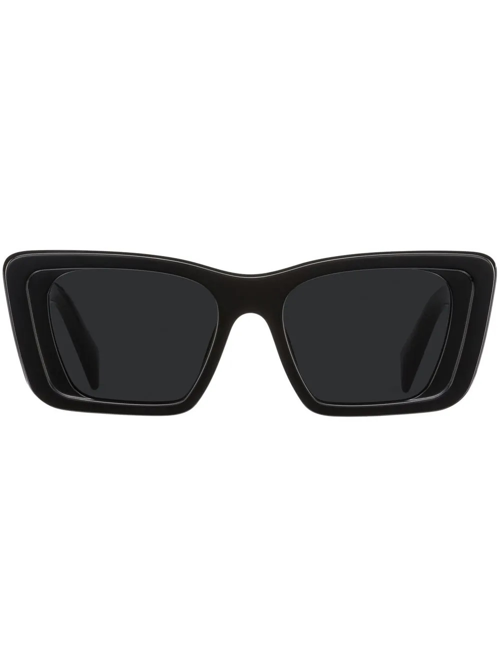 Prada Eyewear Symbole rectangle-frame Sunglasses - Farfetch | Farfetch Global