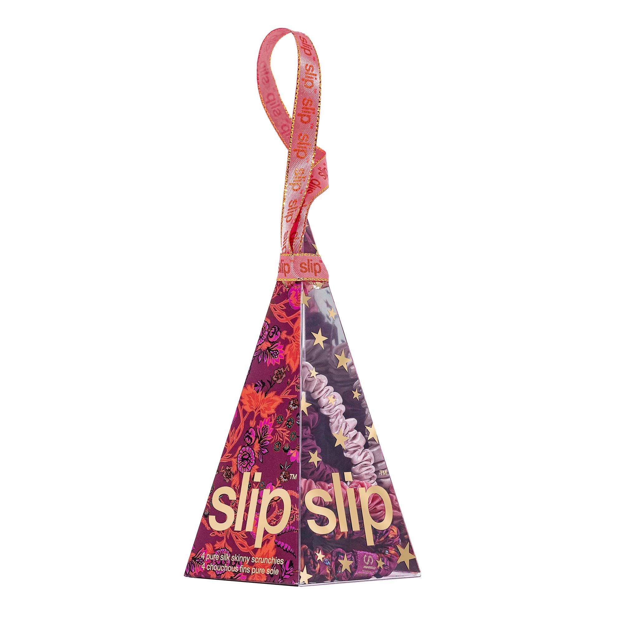 SLIP Moonflower Nights Ornament Pure Silk Skinny Scrunchie Set - Walmart.com | Walmart (US)