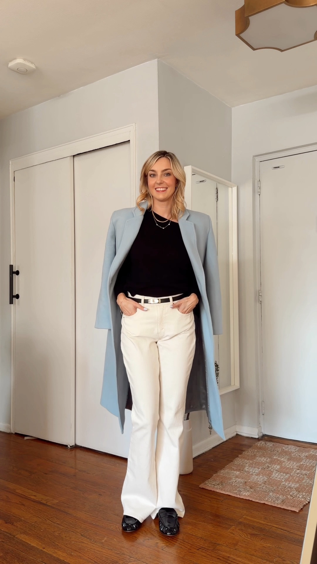 okay girl if you're still wearing your puffer in this weather we need to talk 🩵

I know that awkward in-between season where it's not cold enough for a big coat but not warm enough to go without — this is literally the answer.
baby blue coat. light enough for spring. cute enough to wear everywhere. 

Zara sold out fast but I found the similar one and it's still in stock.

spring coat • baby blue outfit • Zara spring • spring ootd • warm weather outfits • spring jacket 2026 • outfit inspo • spring outfits • work outfits 


#LTKootd #LTKWorkwear #LTKSaleAlert