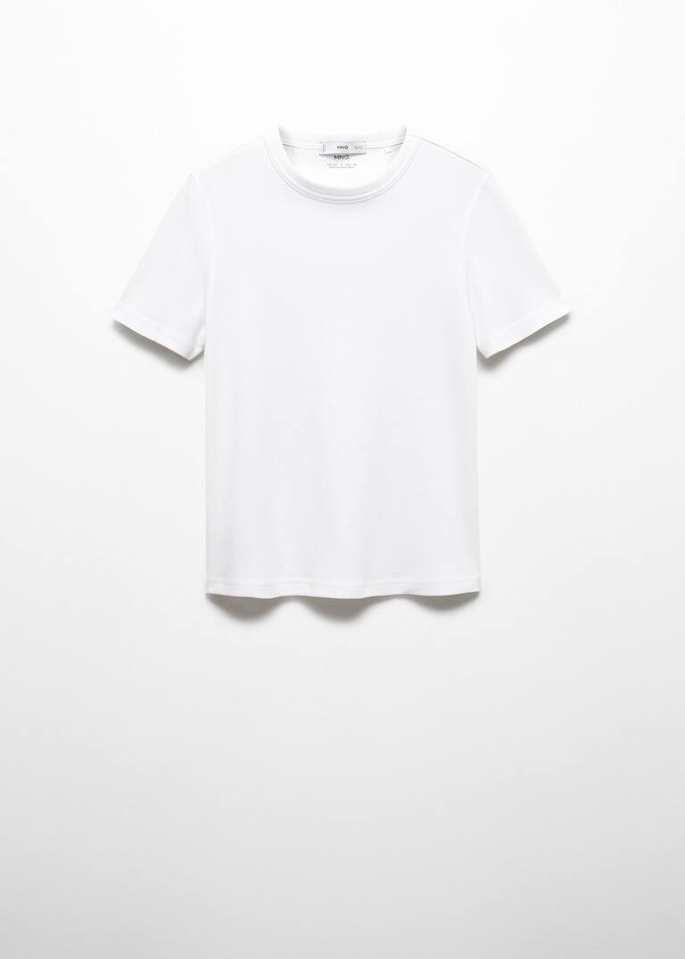 Premium cotton t-shirt | MANGO (UK)