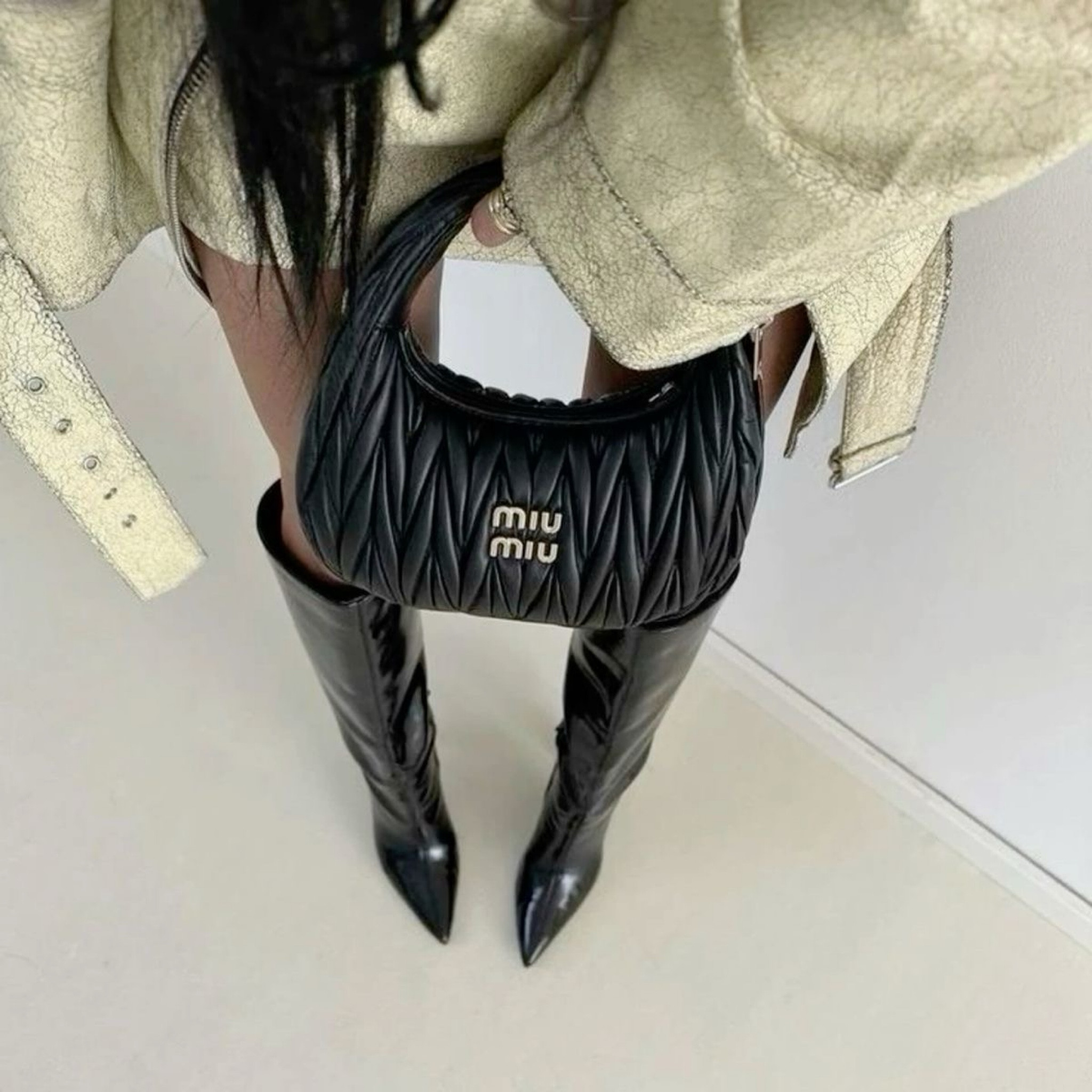 Baddie Black Leather Bag | Miu Miu

#LTKItBag #LTKStyleTip