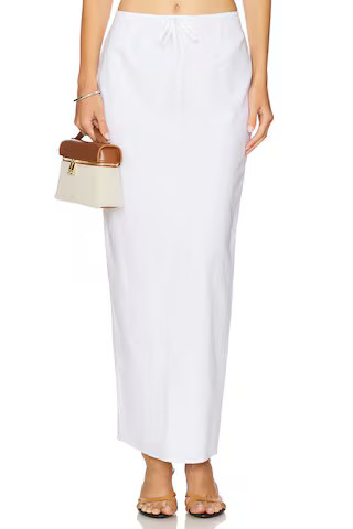 SNDYS Kelley Maxi Skirt in Off White from Revolve.com | Revolve Clothing (Global)