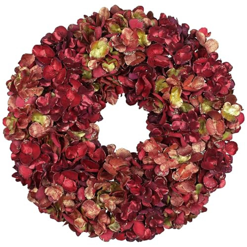 Fall Wreaths for Front Door 24 inch Fall Hydrangea Wreath Indoor Outdoor | Amazon (US)