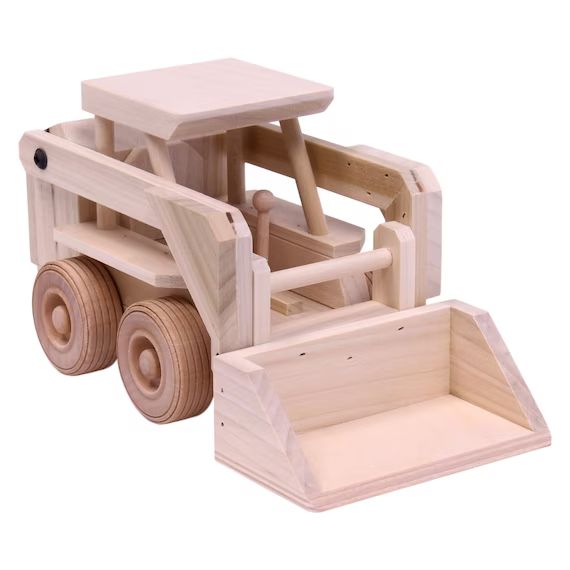 Amish-Made Wooden Toy Skidloader | Etsy | Etsy (US)