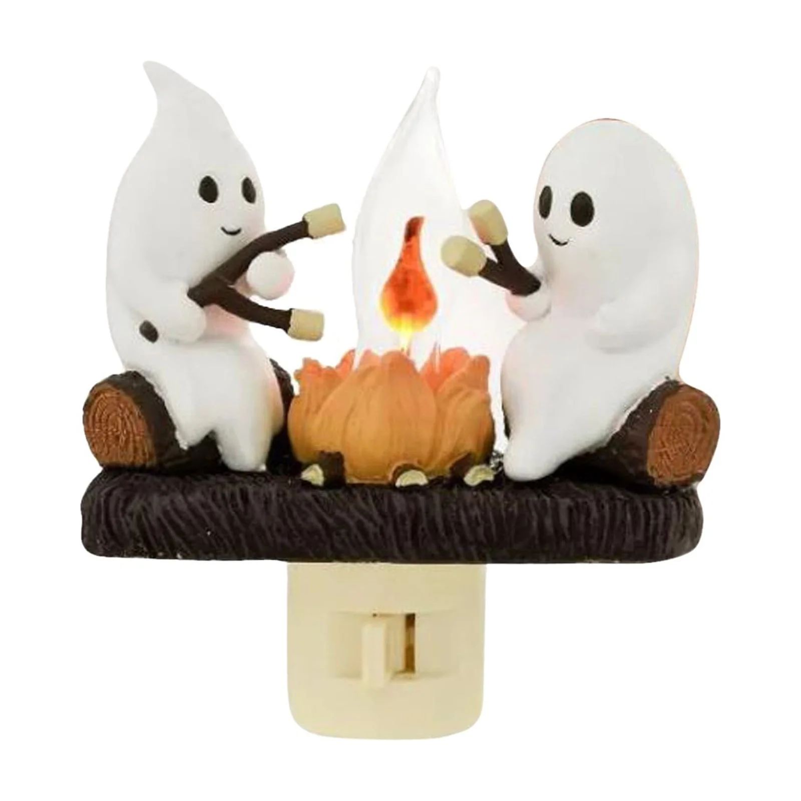 MOQIN Ghost Campfire Flickering Nightlight, Halloween Party Decoration, Faux Campfire Night Light... | Walmart (US)