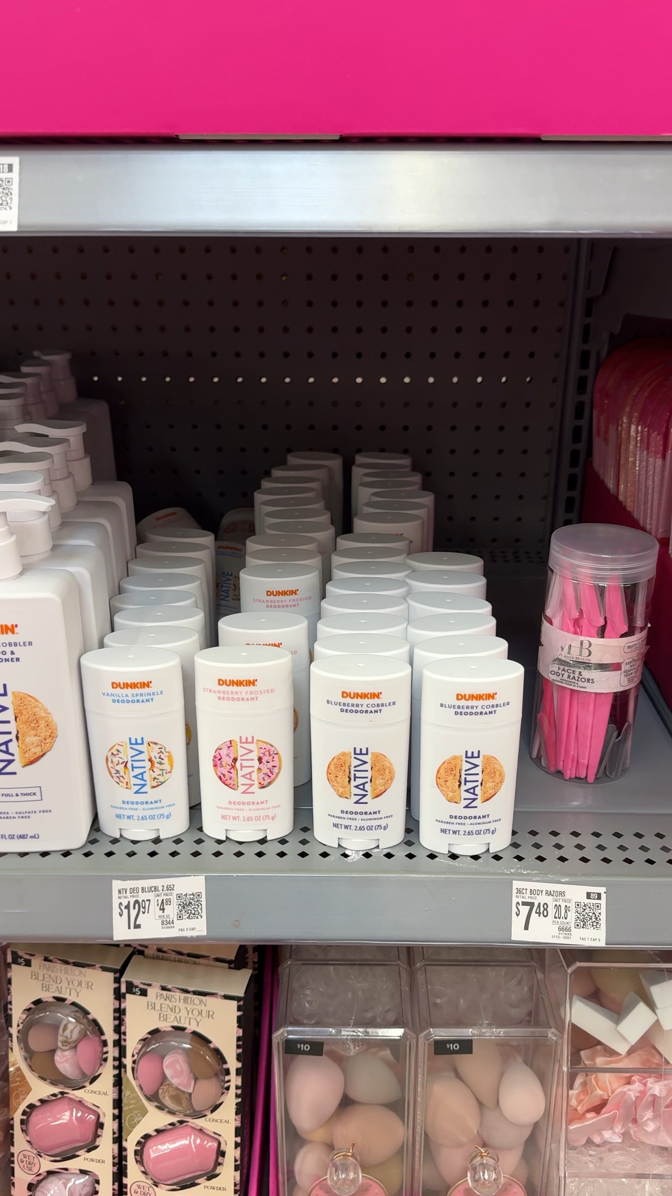 Walmart does it again! Native and dunkin body wash and deodorant! #native #bodywash #lotion 