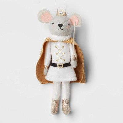 Nutcracker Ballet Fabric Mouse King Christmas Tree Ornament - Wondershop™ | Target
