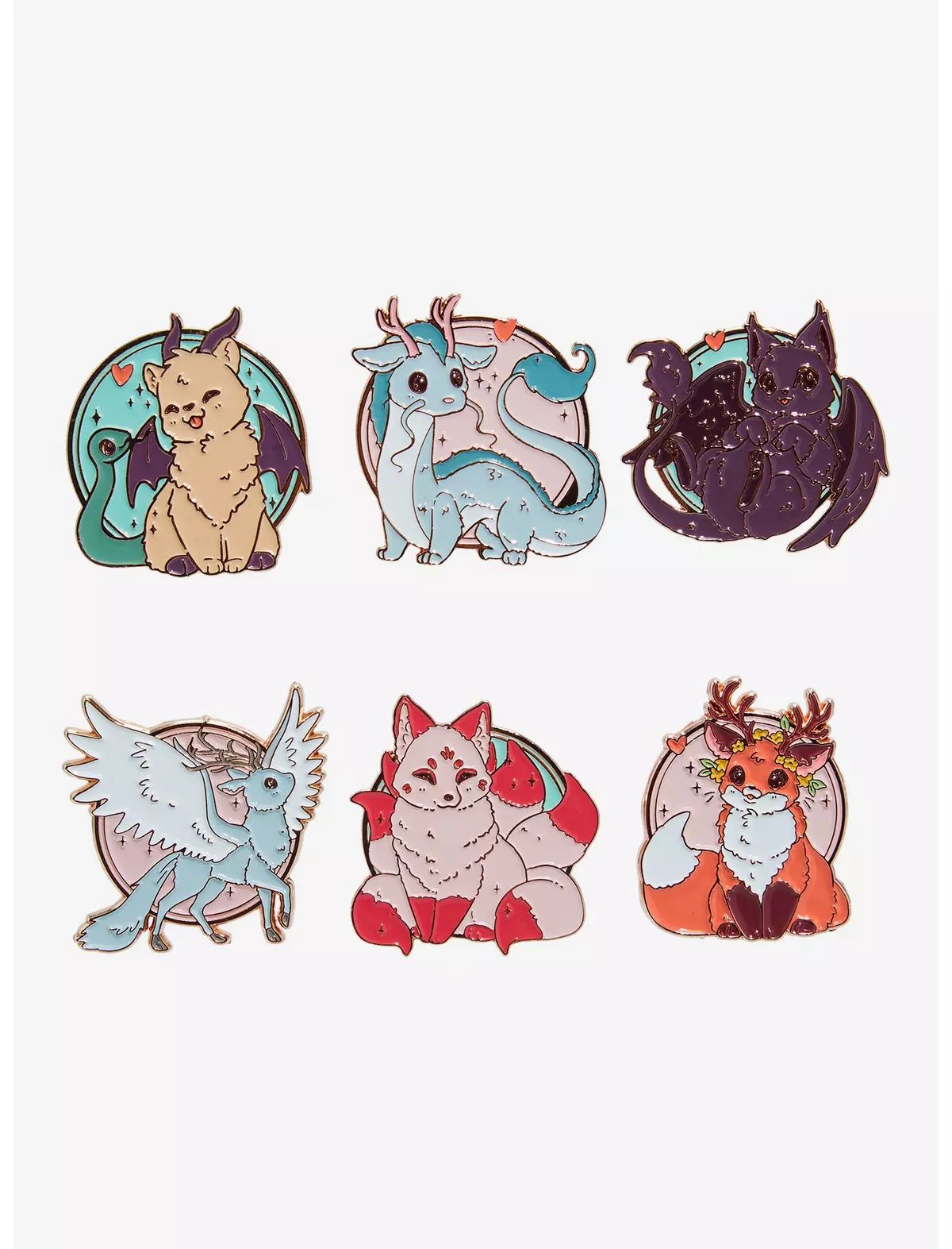 Mystical Critters Blind Box Enamel Pin By Naomi Lord Art | Hot Topic